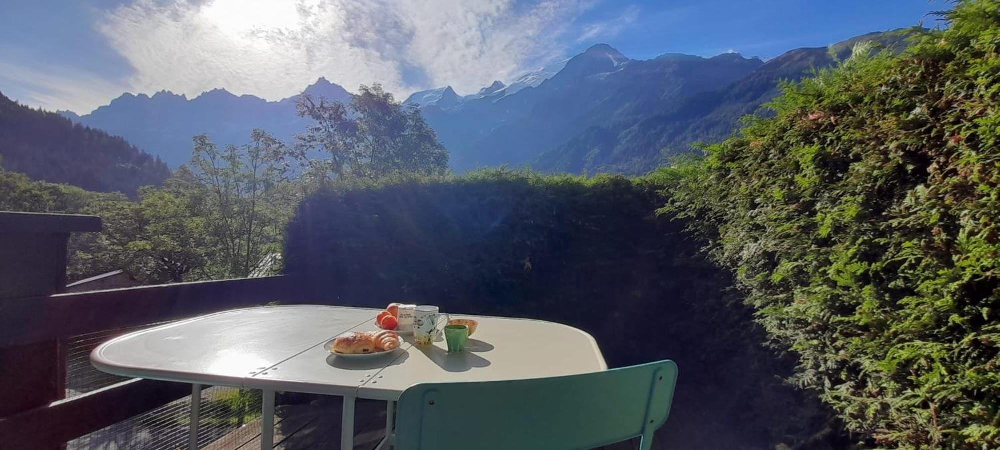Rare Pearl With Incredible Views Appartement Les Houches Buitenkant foto
